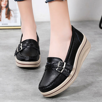 Mocassim Feminino Ortopédico Victoria em Couro