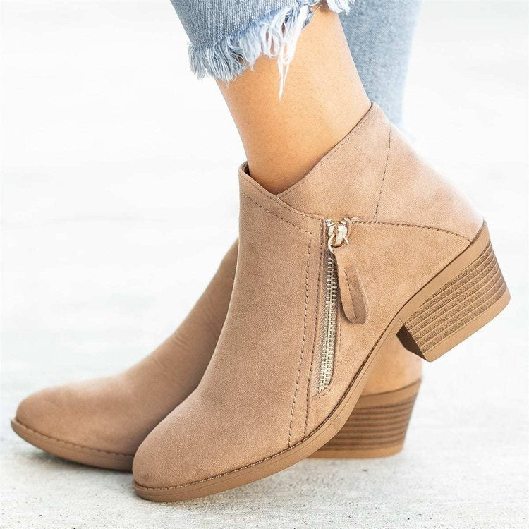 Bota Chelsea De Salto Feminina