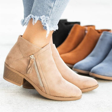 Bota Chelsea De Salto Feminina